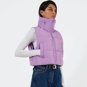 Apparis Purple Puffer Vest